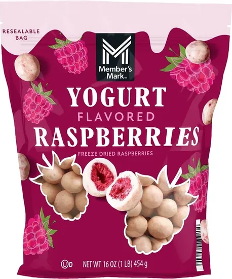 Member's Mark Yogurt Covered Raspberries, 16 oz.