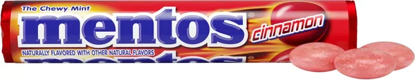 Mentos Chewy Mints Candy Roll, Cinnamon flavor, 1.05 ounces, 11 pieces
