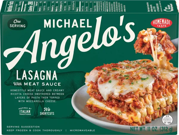 Michael Angelo's Lasagna with Meat Sauce Frozen, 11 Oz Box