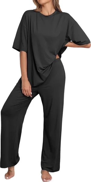 Mintreus Short Sleeve Lounge Set