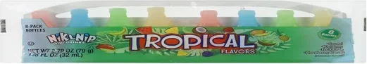 Nik-L-Nip® Mini Tropical Flavor Drinks 8-Pack 2.7oz