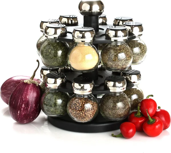 Olde Thompson Spice Rack with Spices
