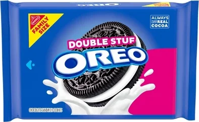 Oreo Double Stuf Chocolate Sandwich Cookies Family Size - 18.71oz