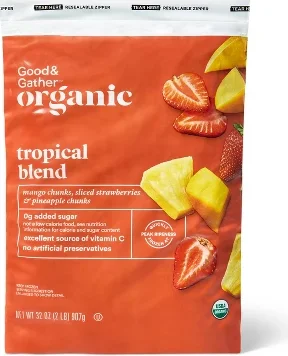 Organic Frozen Tropical Fruit Blend - 32oz - Good & Gather™
