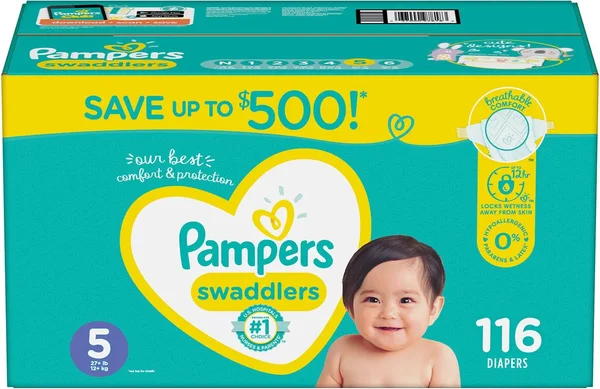 Pampers Swaddlers Diapers (Choose Your Size)