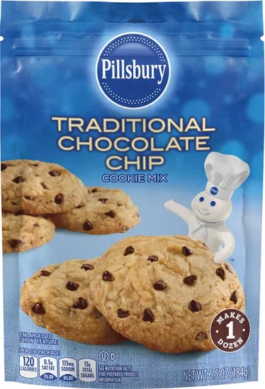Pillsbury Traditional Chocolate Chip Cookie Mix, 1-ct.