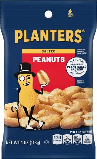 Planters Original Salted Peanuts, 4-oz. Packs