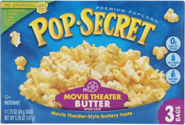 Pop Secret Homestyle Movie Theater Butter Popcorn, 3-ct. Packs