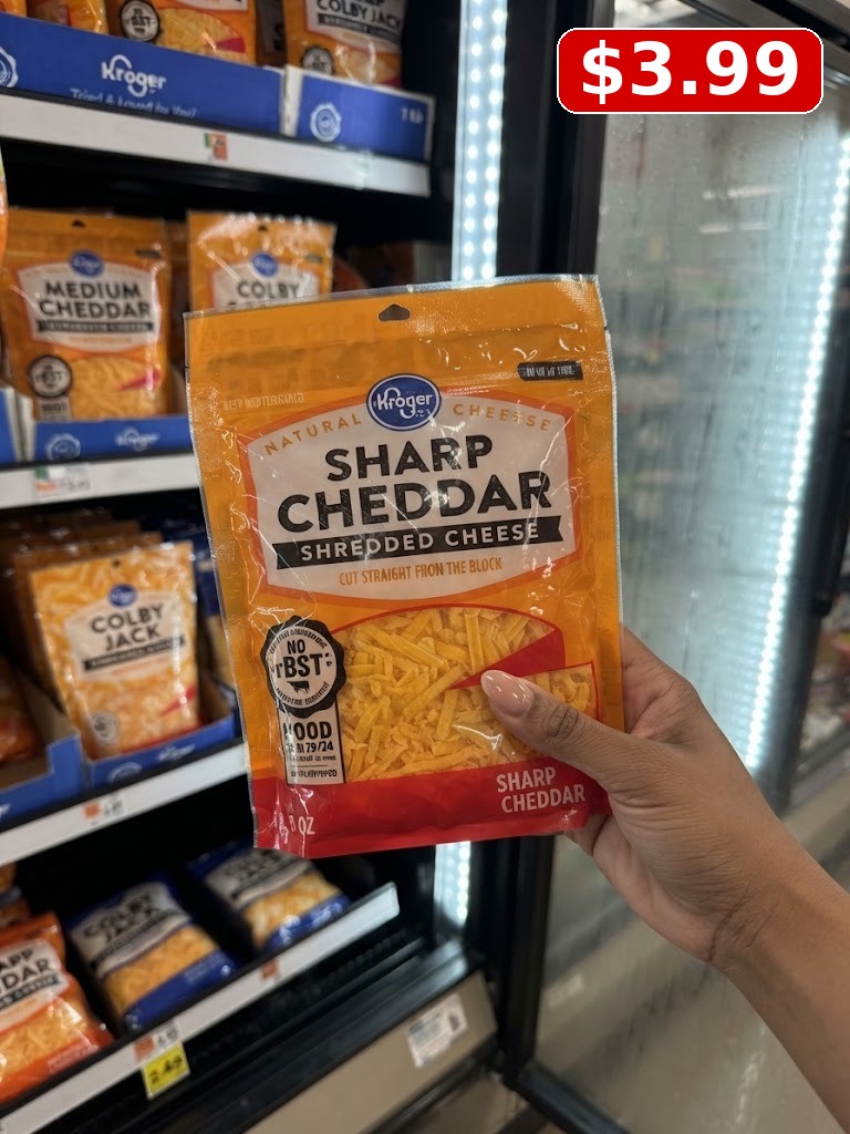 7 oz. Sargento Off the Block Traditional Cut Extra Sharp Cheddar Natural Cheese Shreds