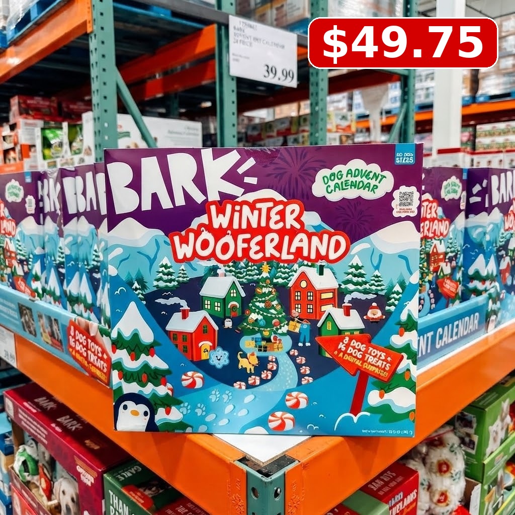 BARK Winter Wooferland Toy and Treat Dog Advent Calendar