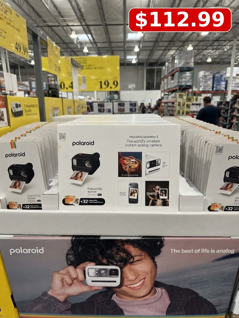 Polaroid Go Generation 3 Instant Camera Bundle