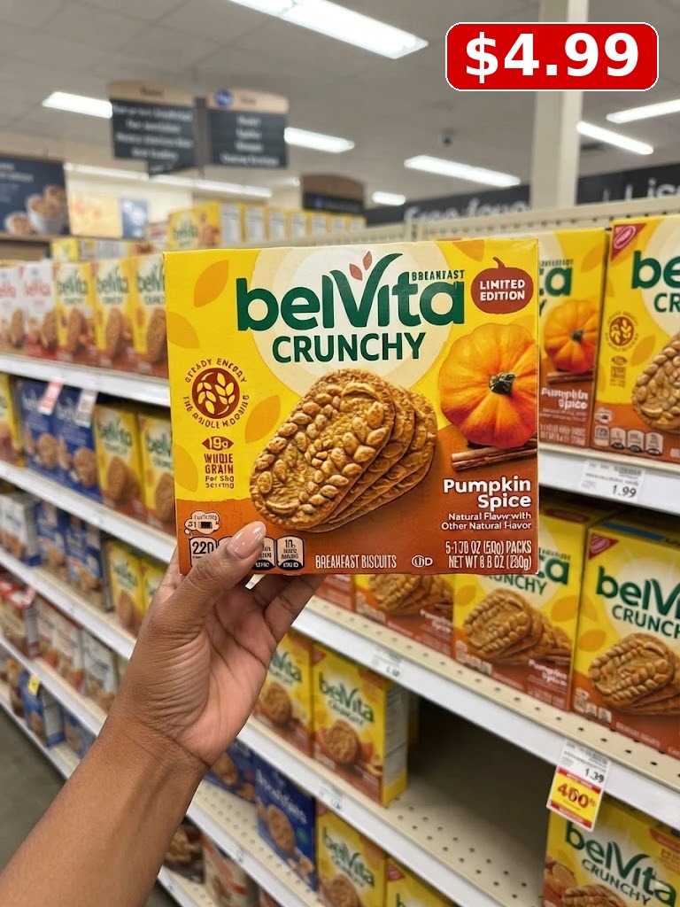 belVita Pumpkin Spice Breakfast Bars Biscuits