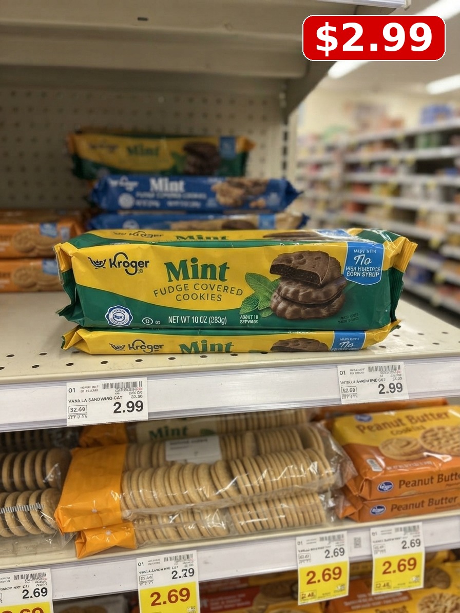 Kroger® Fudge Covered Mint Cookies