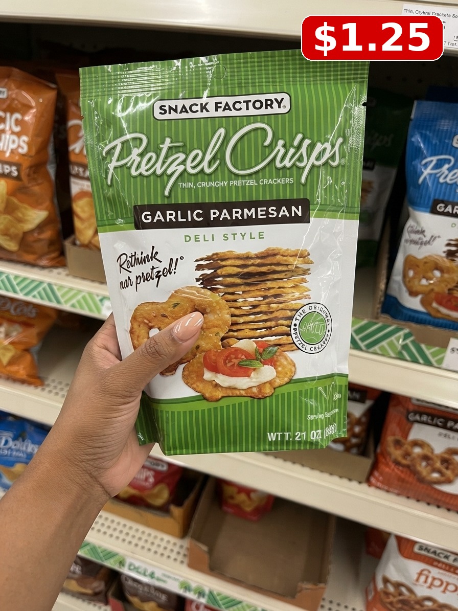 Snack Factory Garlic Parmesan Pretzel Crisps