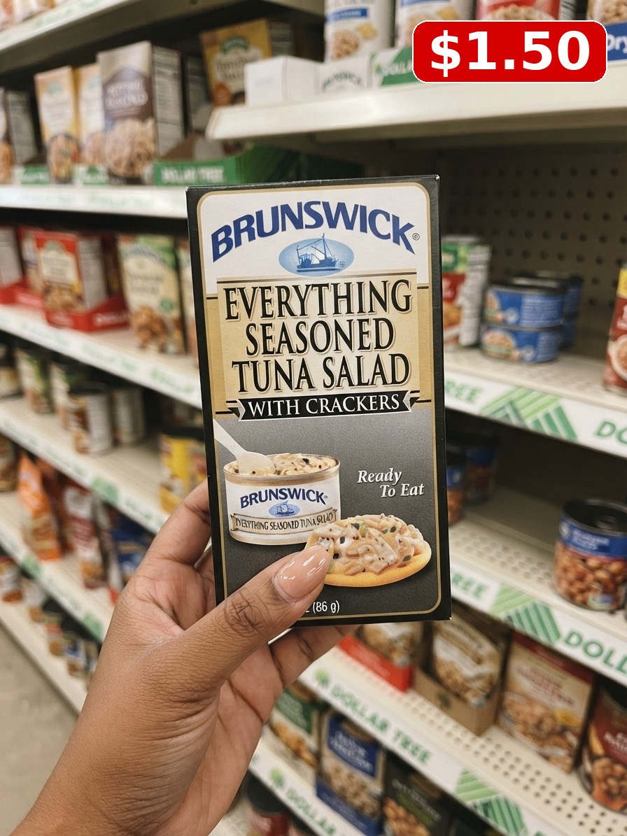 Brunswick Tuna Salad with Crackers, Lemon Pepper