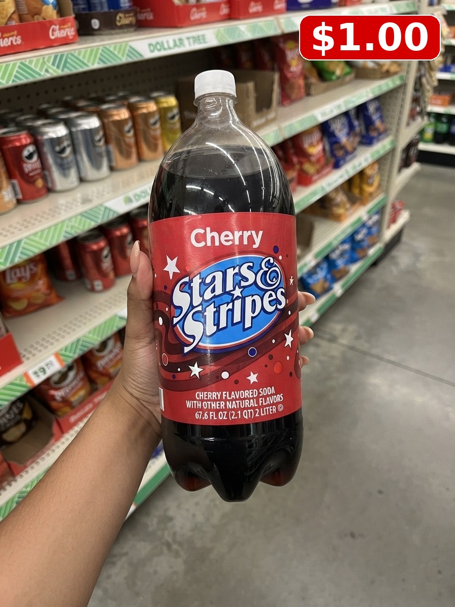 Stars & Stripes Cherry Flavored Soda