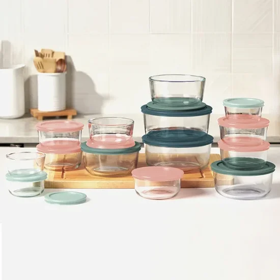 Pyrex Simply Store 28-Piece Glass Food Storage Set