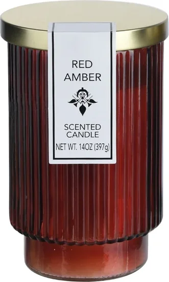Red Amber-Scented Jar Candle, 1-ct.