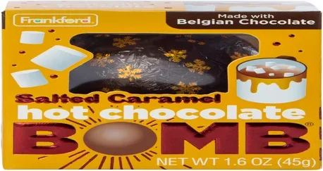 Salted Caramel Hot Chocolate Bomb With Mini Marshmallows 1.6oz