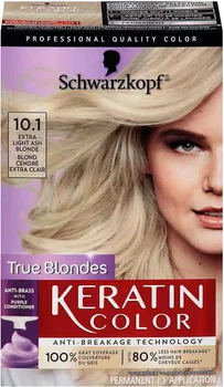 Schwarzkopf Keratin Color Permanent Hair Color Cream, 10.1 Extra Light Ash Blonde