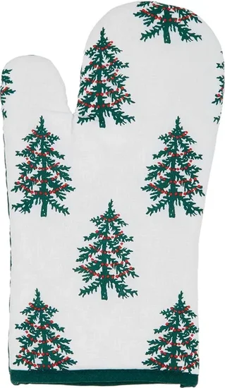 Simply for You by Hallmark Christmas Garland-Print Oven Mitts