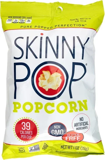 SkinnyPop Original Popcorn, 1 oz. Bags