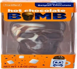 Skull Shaped Belgian Hot Chocolate Bomb® 1.6oz