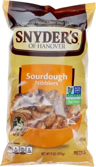 Snyder's of Hanover Pretzels, Sourdough Nibblers, 9 Oz