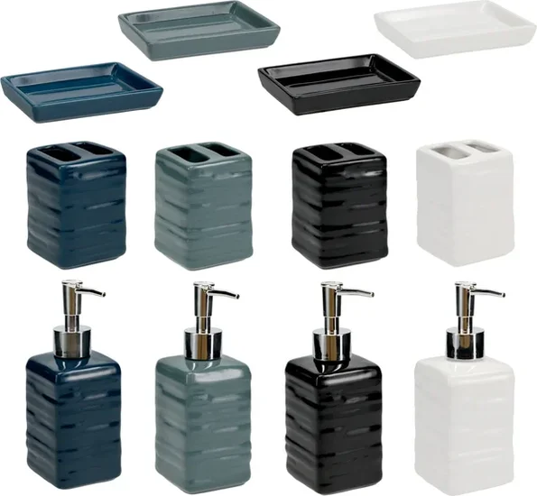 Solid Color Bathroom Accessories