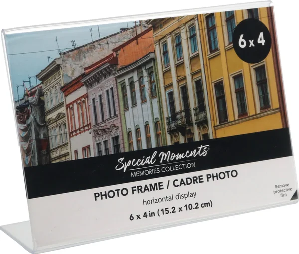 Special Moments Freestanding Borderless Horizontal Plastic Picture Frames, 4x6 in.