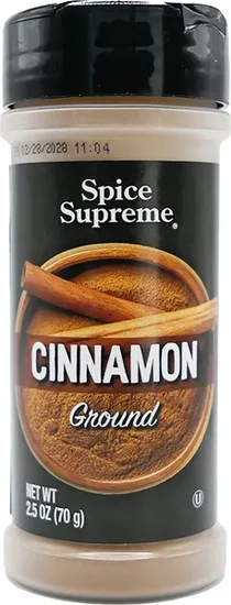 Spice Supreme Pure Ground Cinnamon, 2.5 oz.