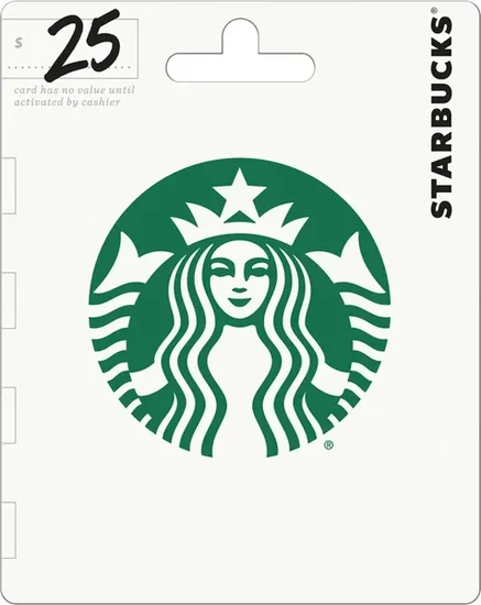 Starbucks $25 Gift Card
