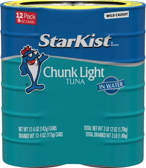 StarKist Chunk Light Tuna in Water, 5 oz., 12 pk.