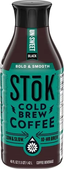 SToK Bold & Smooth Black Unsweetened Cold Brew Coffee, 48 fl oz¿