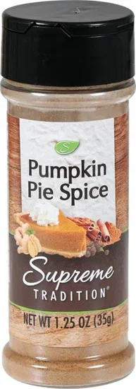 Supreme Tradition Pumpkin Pie Spice, 1.25-oz. Bottles