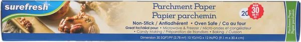 Surefresh 30 Square Feet Parchment Paper, 1-ct.