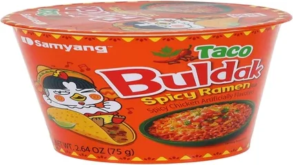 Taco Buldak Spicy Ramen Cup 2.6oz