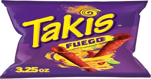 Takis® Fuego™ Hot Chili Pepper & Lime Rolled Tortilla Chips 3.25oz