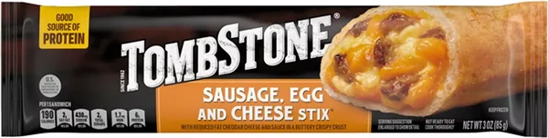 Tombstone Sausage, Egg, and Cheese Stix Frozen Snacks, 3 oz