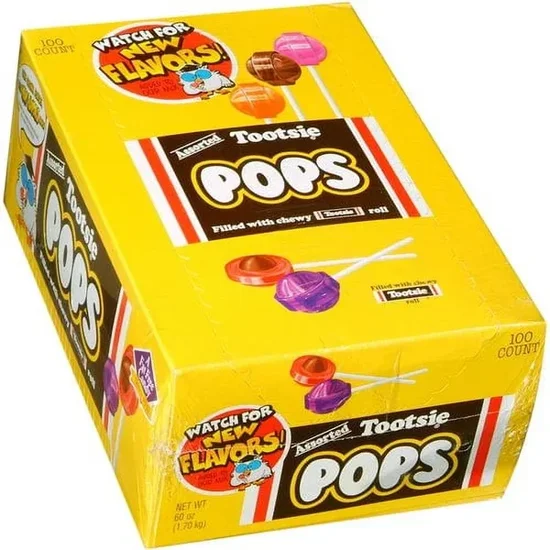 Tootsie Pops, Assorted Flavors, 100 ct.