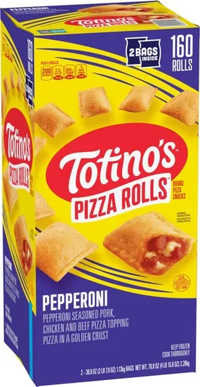 Totino's Pepperoni Pizza Rolls, Frozen, 160 ct.