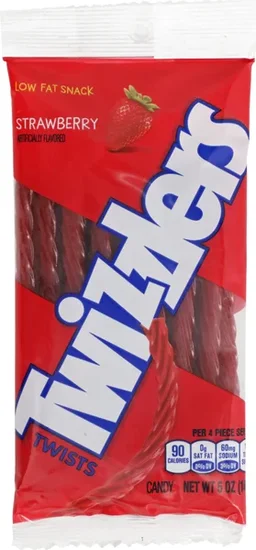 Twizzlers Strawberry Flavored Twists, 5 oz. Bags