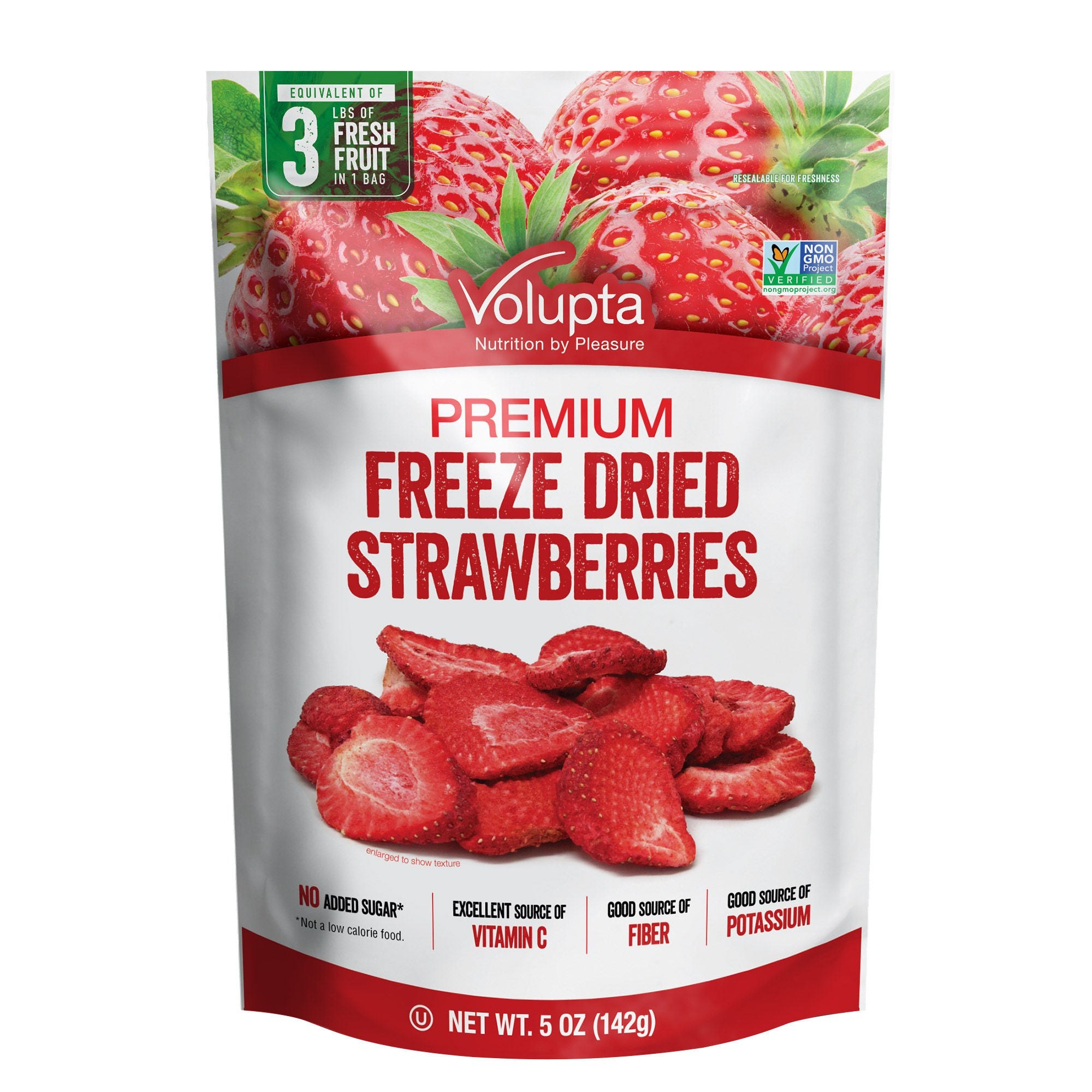 Volupta Freeze-Dried Strawberries Are Simple but Surprisingly Snackable