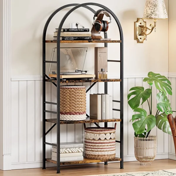 Walsunny 4-Tier Bookshelf Organizer