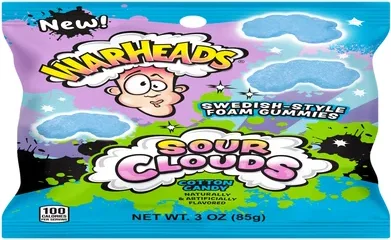 Warheads® Sour Clouds Cotton Candy Foam Gummies 3oz