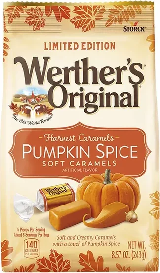 Werther's Original Harvest Soft Caramels, Pumpkin Spice, 8.57 oz