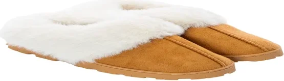 Women's Fluffy Suede Scuff Slippers