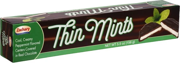 Zachary Thin Mints Cool Creamy Peppermint Centers Covered in Real Chocolate