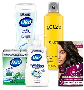 Save 20% on Dial Soap, Keratin Color, got2b Color or Styling products PICKUP OR DELIVERY ONLY