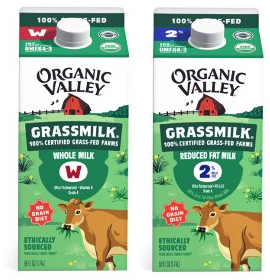 Save 20% on Organic Valley® Grassmilk® Organic Grassfed Milk  PICKUP OR DELIVERY ONLY